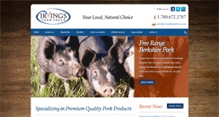 Desktop Screenshot of irvingsfarmfresh.com